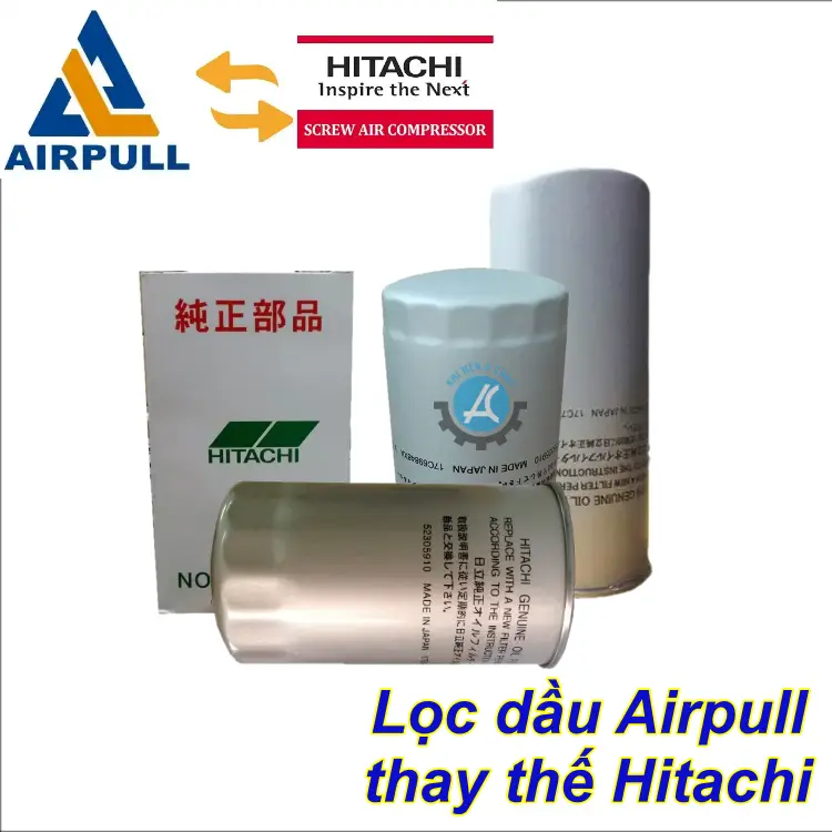 Lọc dầu Airpull thay thế Hitachi