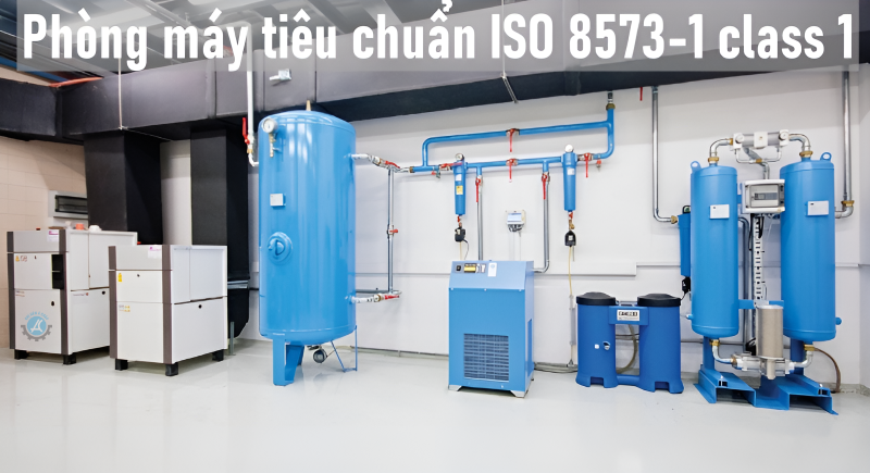 Thiết bị xử lý khí nén phong may nen khi dat chuan ISO 8573-1 Class