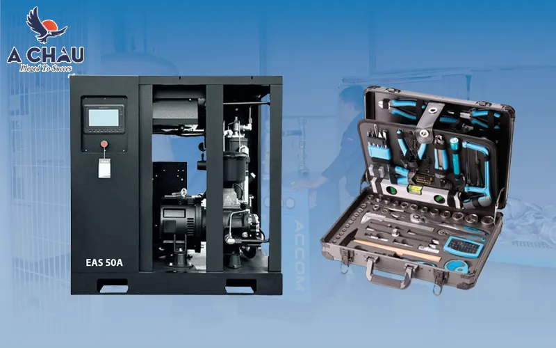 Đồ nghề cần chuẩn bị để bảo dưỡng máy nén khí trục vít