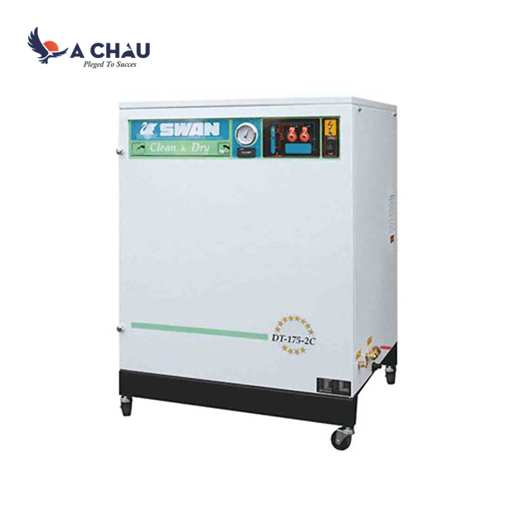 Máy nén piston Swan tích hợp sấy, giảm âm