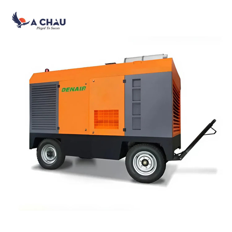 Máy nén khí động cơ Diesel di động Trung Quốc Denair