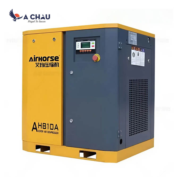 Máy nén khí trục vít 2 cấp nén truyền động dây đai Trung Quốc