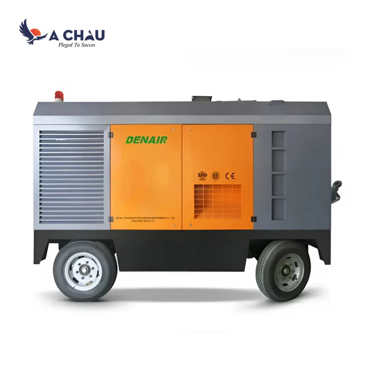 Máy nén khí trục vít có dầu động cơ điện Trung Quốc Denair
