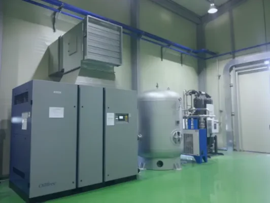 Dự án máy nén khí Kyungwon 200HP cho nhà máy điện tử bán dẫn