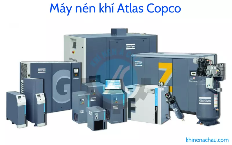 Các dòng máy nén khí của Atlas Copco