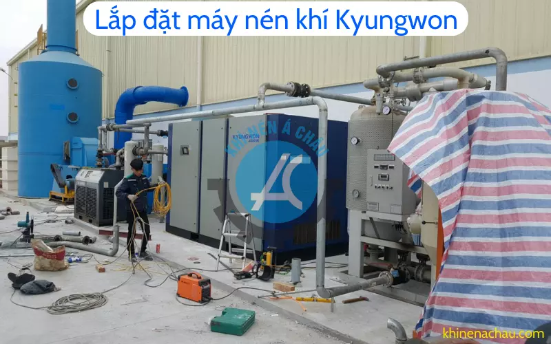 Khí nén Á Châu - cung cấp dịch vụ bảo dưỡng, lắp đặt máy nén khí