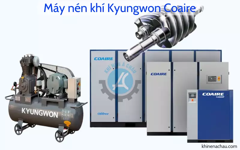Các dòng máy nén khí Kyungwon được sử dụng phổ biến
