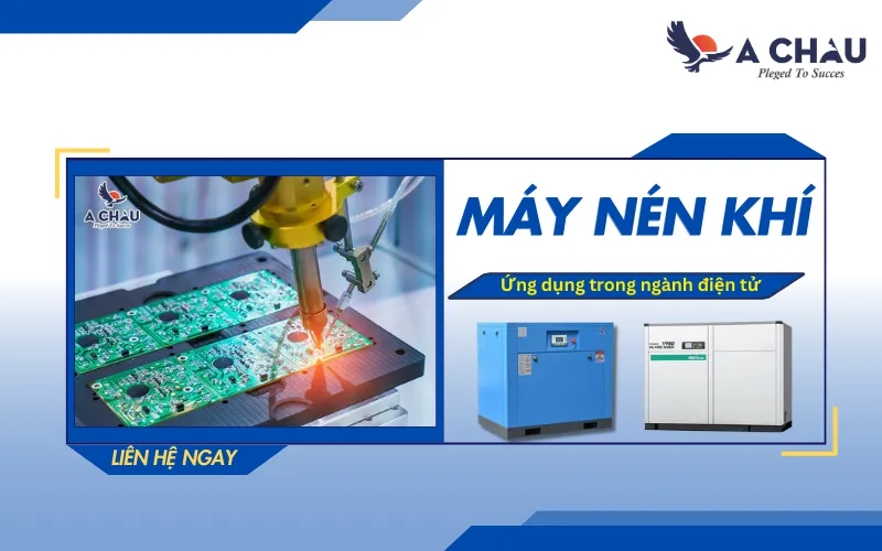 Máy nén khí dùng trong ngành điện tử