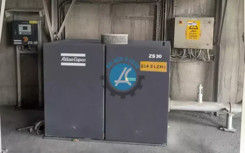 Máy thổi trục vít Atlas Copco ZS30 tại nhà máy xi măng