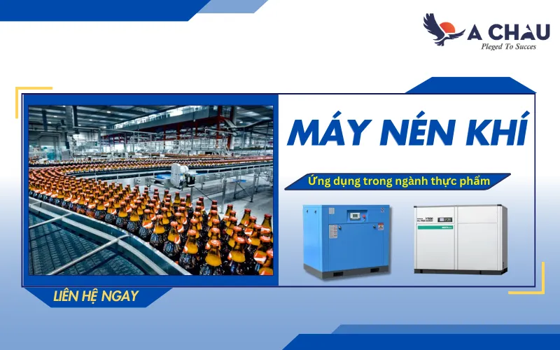 Máy nén khí dùng trong ngành thực phẩm