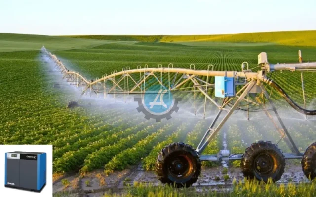Máy nén khí trong các trang trại nông nghiệp cho hệ thống tưới nước tự động