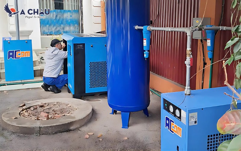 Lắp đặt máy nén khí