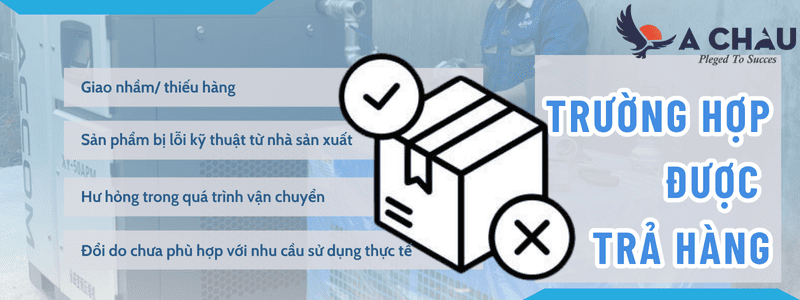 4 trường hợp được trả hàng