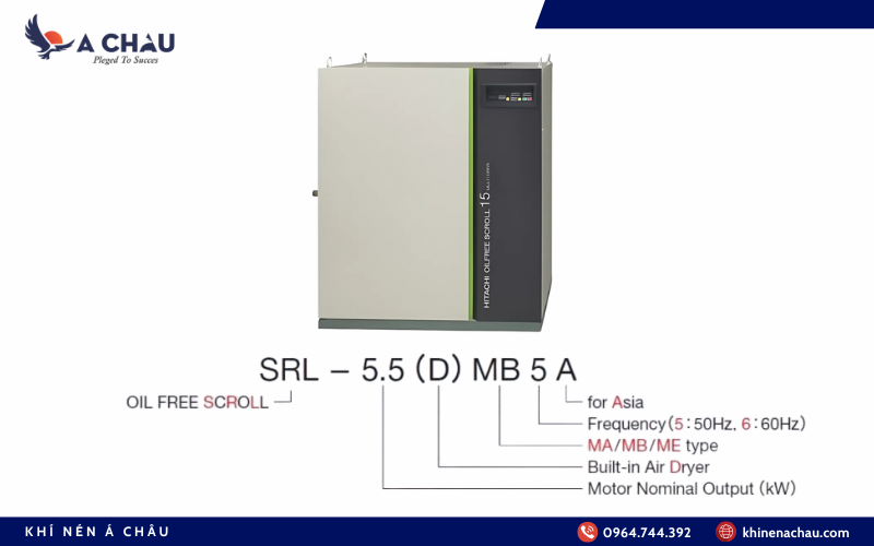 Ý nghĩa của máy nén khí Scroll Hitachi
