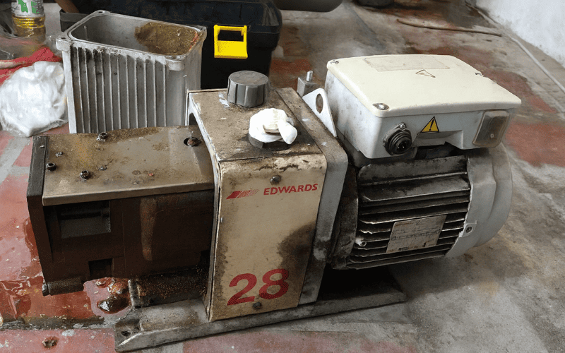 Bơm hút chân không bị hỏng