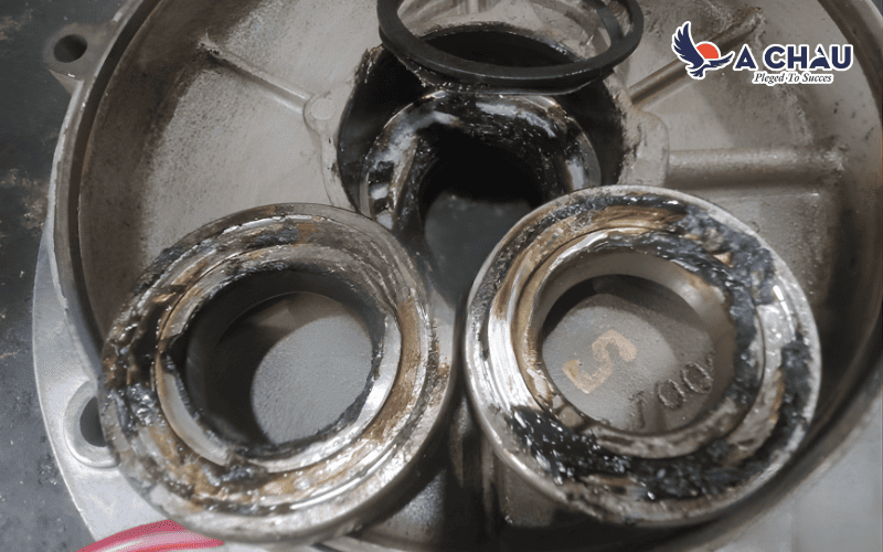 Vòng bi máy thổi khí bị mòn